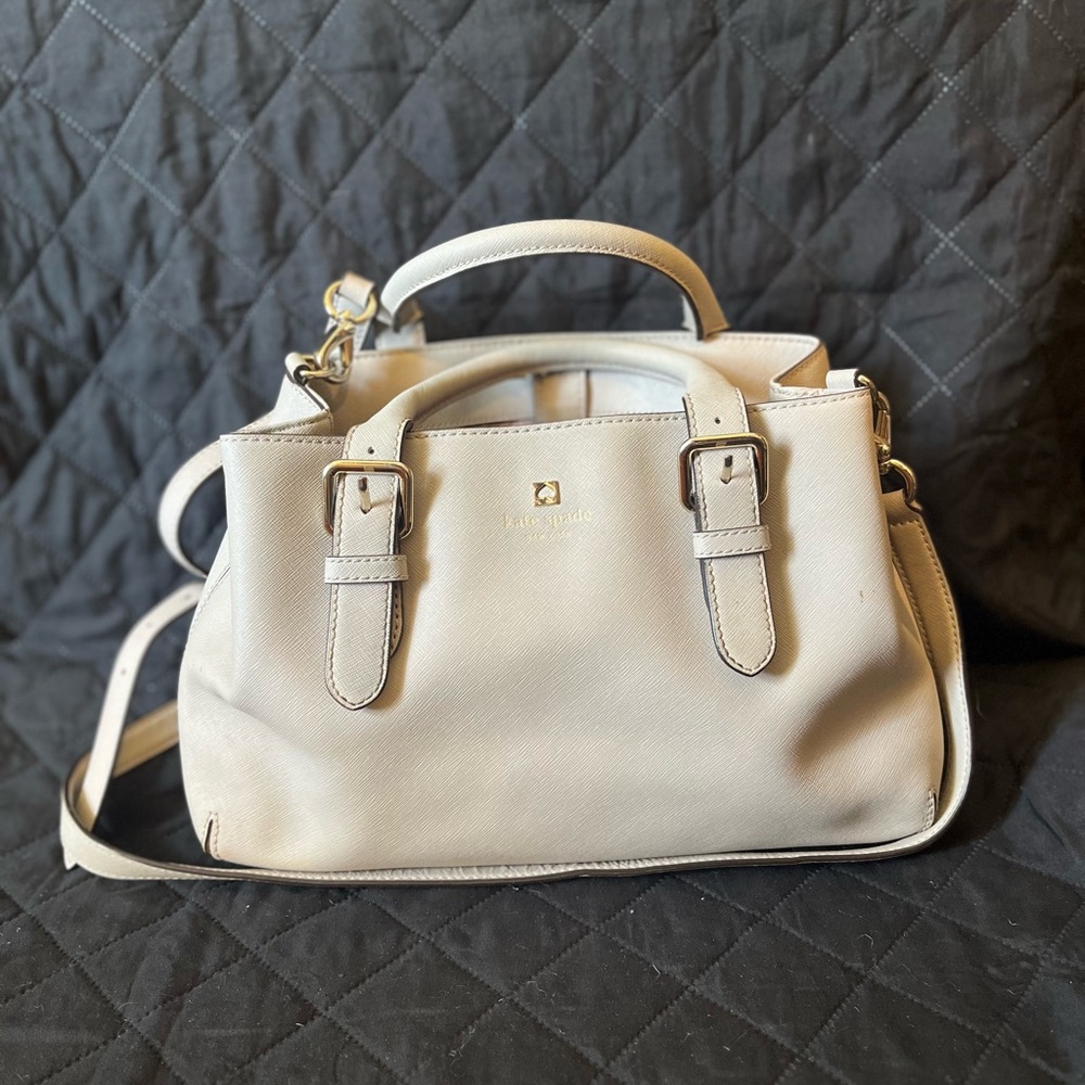 Kate Spade Cream Leather Handbag